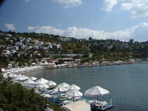 Gated beach community near Bodrum