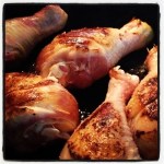 Brown those chicken drumsticks with abandon! OK, not abandon... (Image by Liz Cameron)