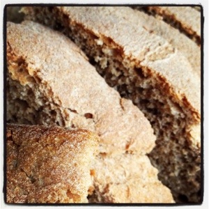 Fresh bread at Mustafa Bey's Çiftlik Evi in Gaziveren, Northern Cyprus (Image by Liz Cameron)